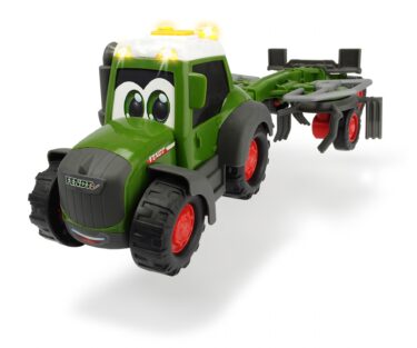 Dickie Tracteur Happy Fendt avec faneuse 203815002