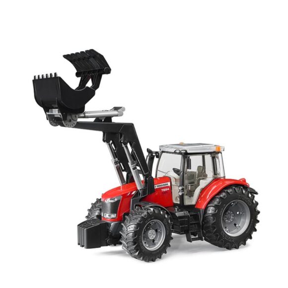 Bruder Tracteur Massey Ferguson 7624 avec chargeur - BDR03047 – Image 3
