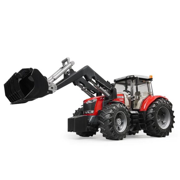 Bruder Tracteur Massey Ferguson 7624 avec chargeur - BDR03047 – Image 2
