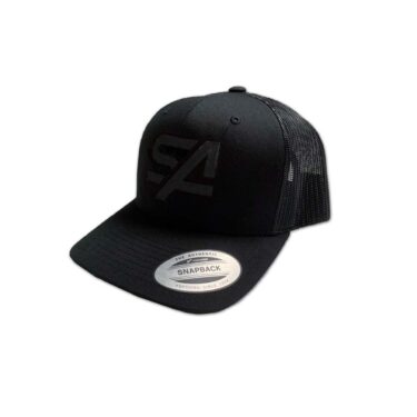 Casquette de camionneur SA Service Agricole logo noir - 6606-BLK-SABLK
