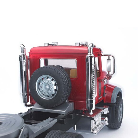 Bruder Remorque surbaissée MACK Granite et JCB 4CX - BDR02813 – Image 4