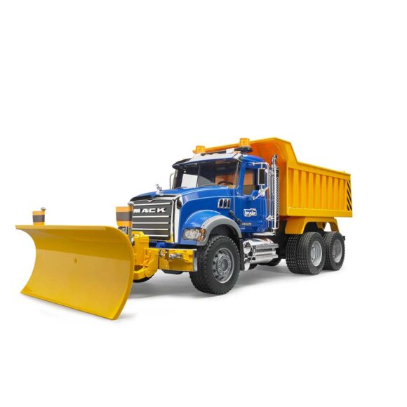 Bruder Camion MACK Granite avec gratte et benne basculante - BDR02825 – Image 2