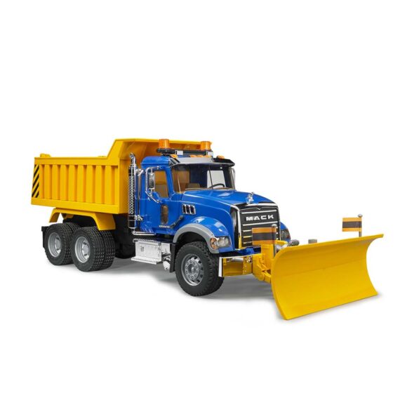 Bruder Camion MACK Granite avec gratte et benne basculante - BDR02825 – Image 3
