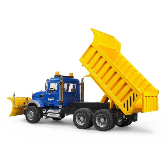 Bruder Camion MACK Granite avec gratte et benne basculante - BDR02825 – Image 5