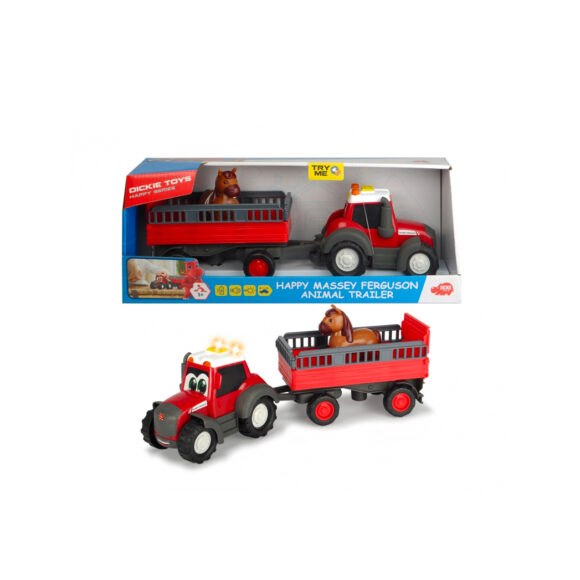 Le transporteur d’animaux Happy Massey Ferguson de Dickie Toys : s’amuser avec les animaux !