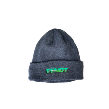 Tuque doublée Fendt grise foncée - TUQUE-FT-GF-POLAR