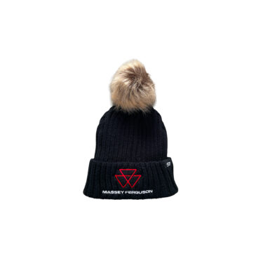Tuque Massey Ferguson femme avec pompom