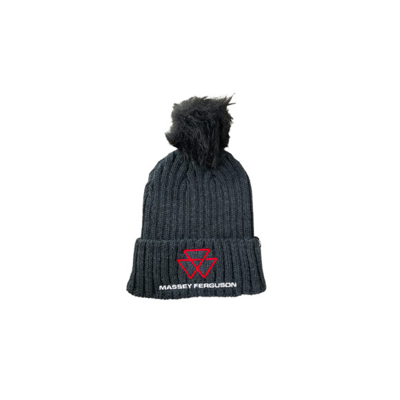 Massey Ferguson tuque pour femme avec pompom