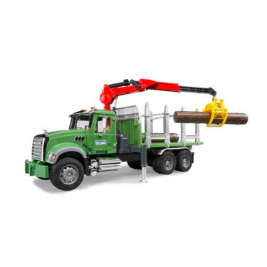 Bruder 02824 camion MACK Granite chargeuse à bois