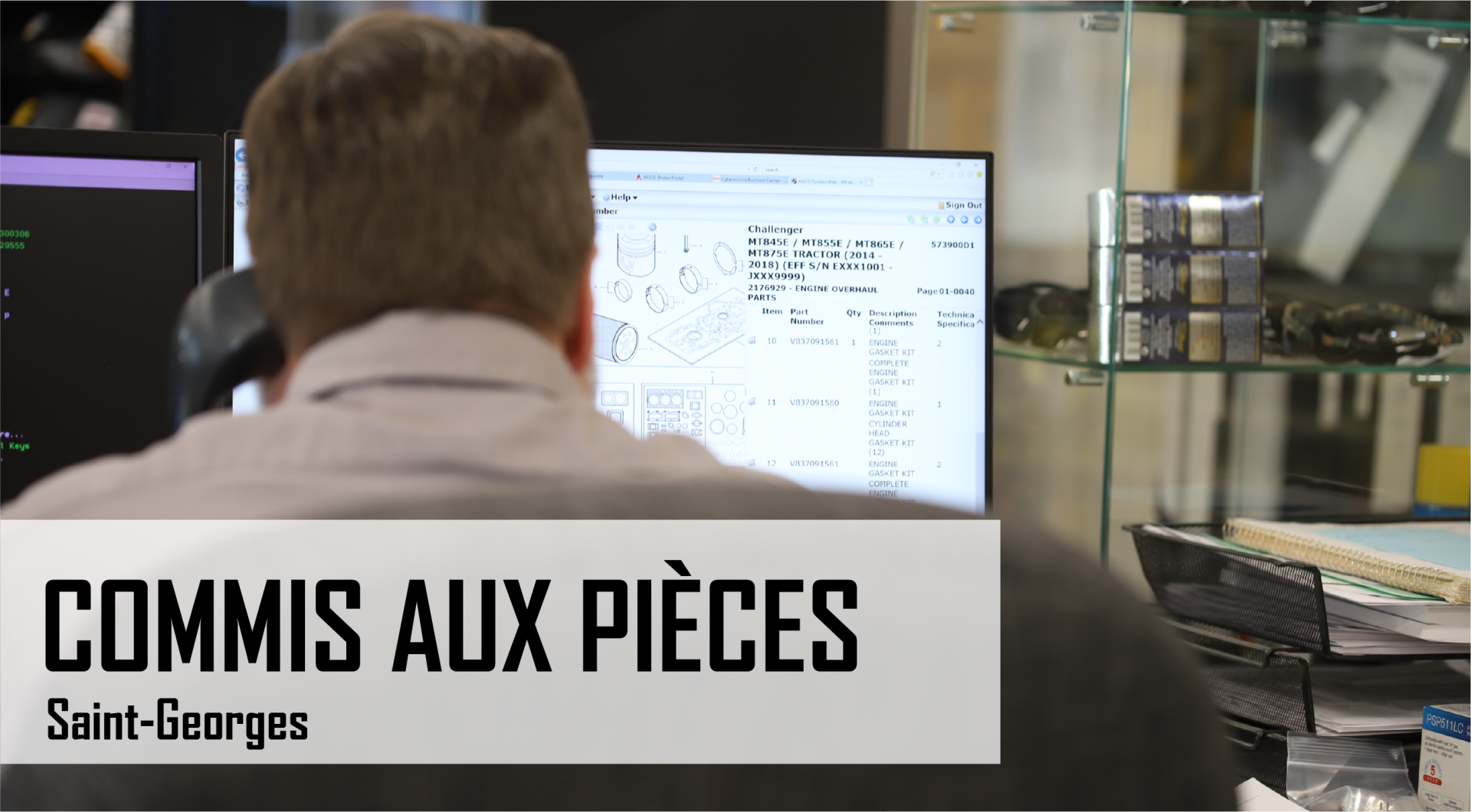 Emploi commis aux pièces Saint-Georges