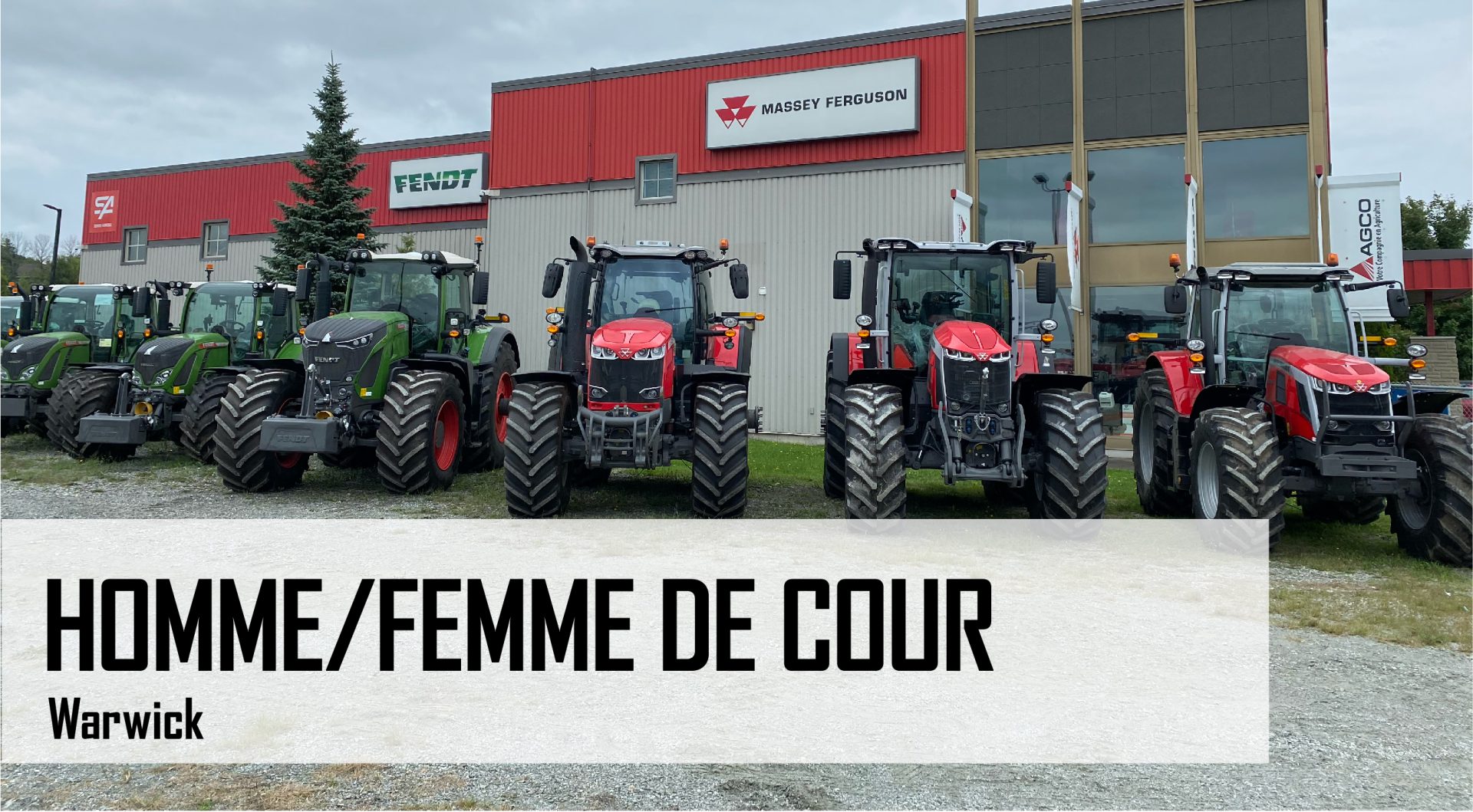 Emploi homme de cour Warwick