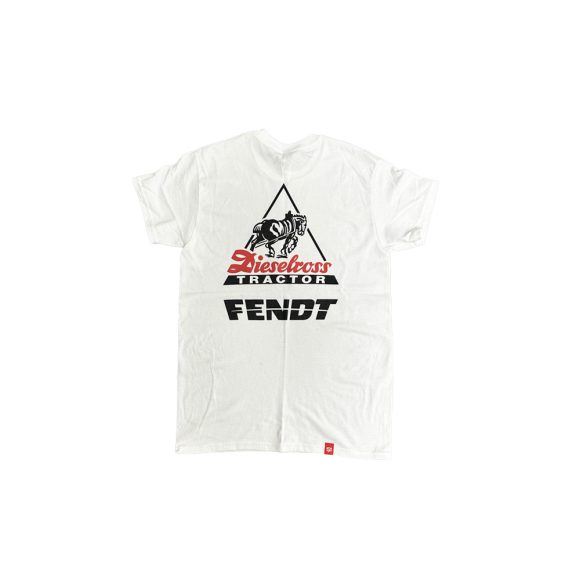 T-shirt Fendt Dieselross blanc