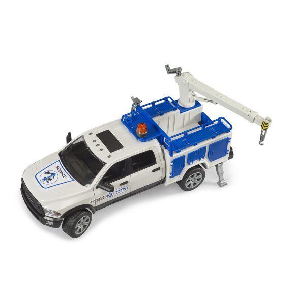Bruder 02509 RAM 2500 Camion de service avec grue et gyrophare