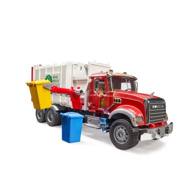 Bruder Camion poubelle MACK Granite chargement latéral 02811