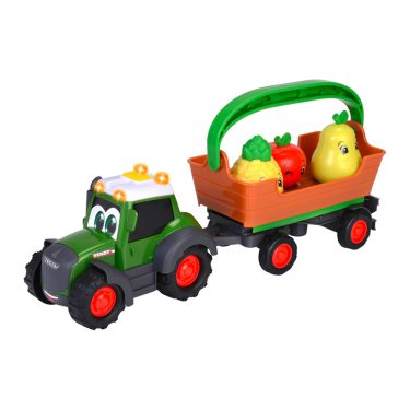 Tracteur Fendt Dickie Toys avec remorque à fruits ABC 204115010