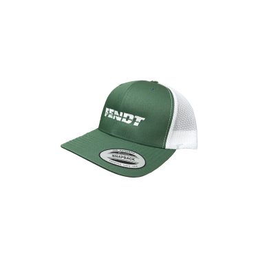 Casquette Fendt verte et blanche
