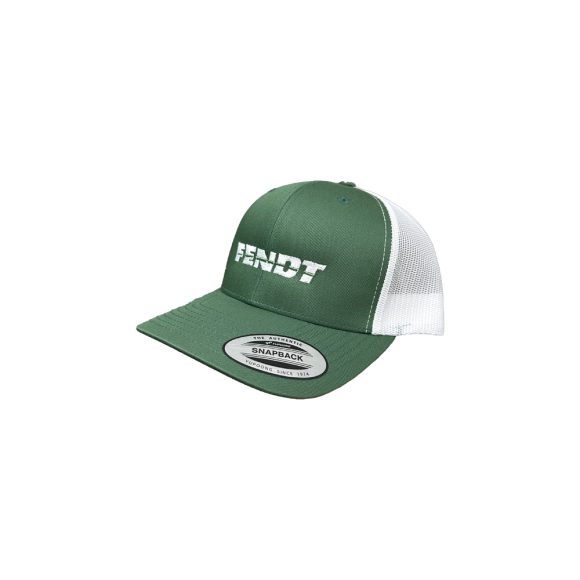 Casquette Fendt verte et blanche