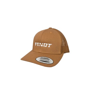 Casquette fendt beige logo blanc