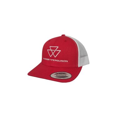 casquette rouge et blanche Massey Ferguson