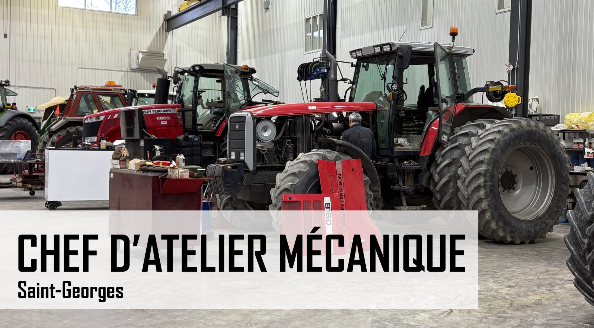 emploi chef d'atelier mécanique Saint-Georges