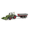 02182 Bruder Fendt 211 avec remorque