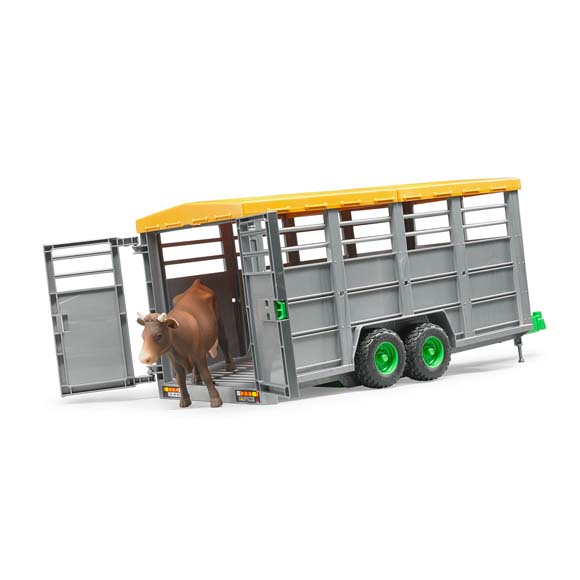BDR02227 Bruder cattle trailer