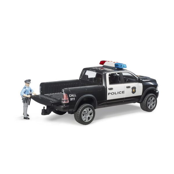 02505 Bruder pickup RAM 2500 de police avec policier