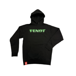 Coton ouaté Fendt noir logo vert